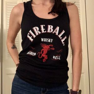 Fireball racerback tank